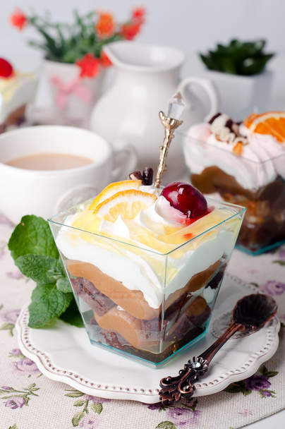 Sweet dessert in glass  - Photo, Image
