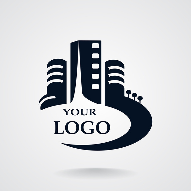 City buildings logo  - Vektor, Bild