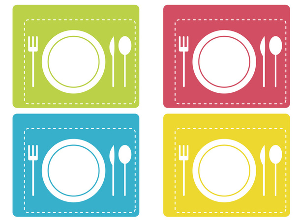 Iconos del restaurante
 - Vector, imagen