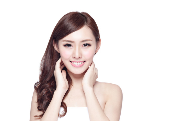Beauty woman with charming smile - 写真・画像