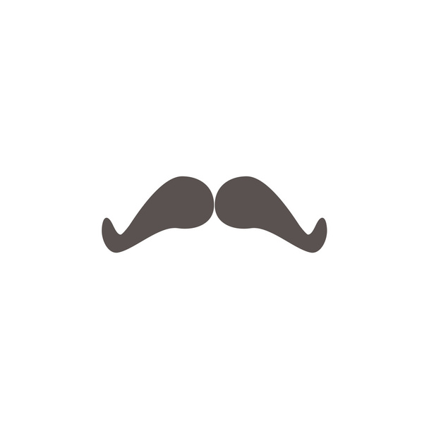 retro mustache web icon - Vetor, Imagem