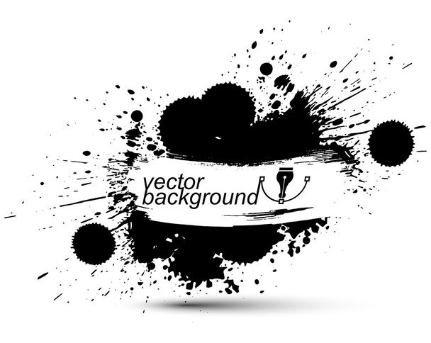  ink splashes pattern  - Vektor, Bild