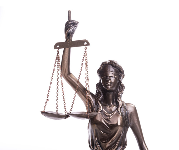 Statua della giustizia e martelletto di legno, concetto di legge
 - Foto, immagini