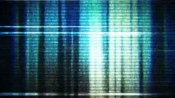 tv noise glitch 4 loopable Hintergrund - Filmmaterial, Video