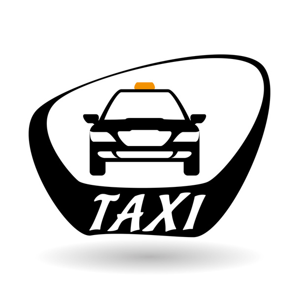 Дизайн таксі. концепція таксі. значок транспортування
 - Вектор, зображення