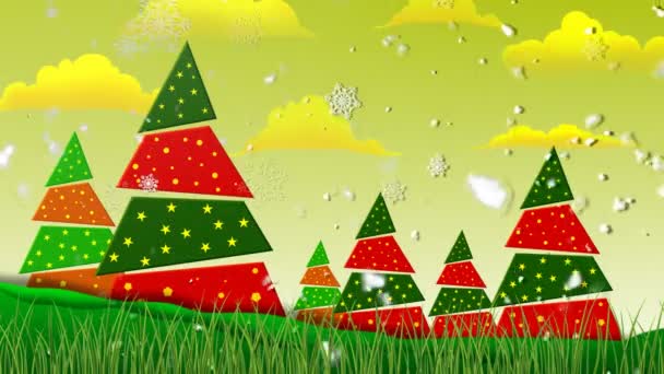 Retro Vánoce 2 Smyklihodné pozadí - Záběry, video