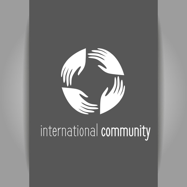 plantilla de comunidad internacional
 - Vector, Imagen