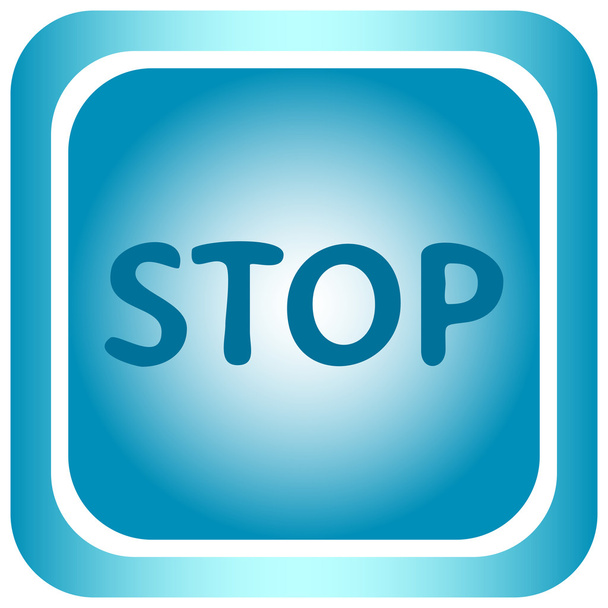 Ikona světle modré čtverečních stop - Vektor, obrázek