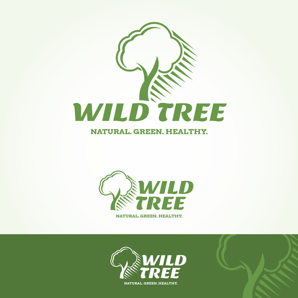 Logotype d'arbre sauvage
 - Vecteur, image