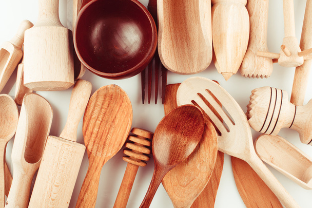 The Wooden utensils - Фото, изображение