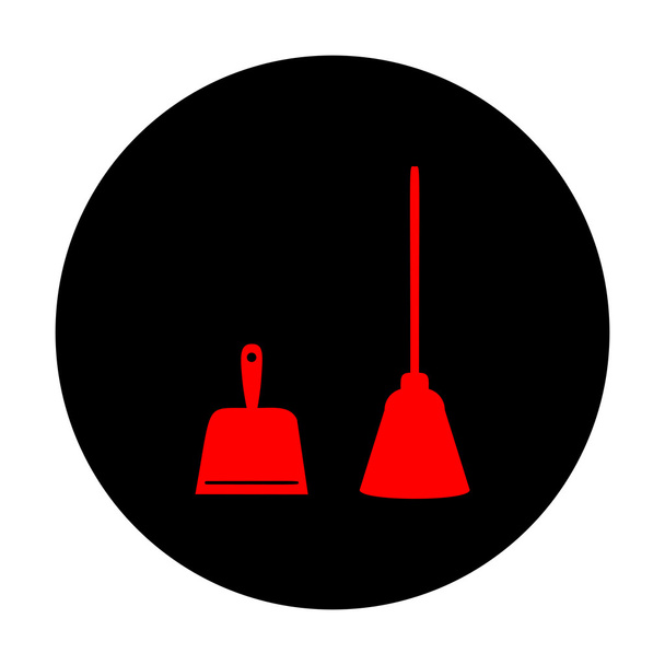 Icono de vector Dustpan
 - Vector, imagen