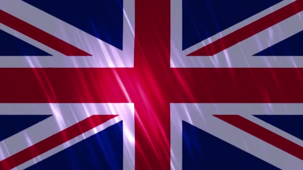 Велика Британія прапор Loopable фон - Кадри, відео