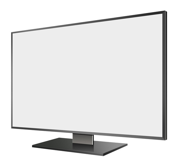 3D illustration of  LED TV in Perspective view - Photo, Image