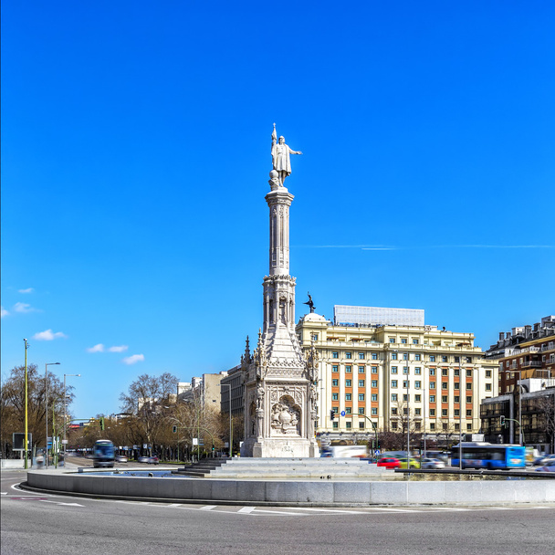 Monument to Christopher Columbus on the Colon Square. - Photo, Image