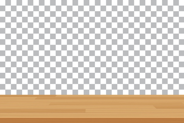 Vektor Holz Tischplatte auf isoliertem Hintergrund - Vektor, Bild