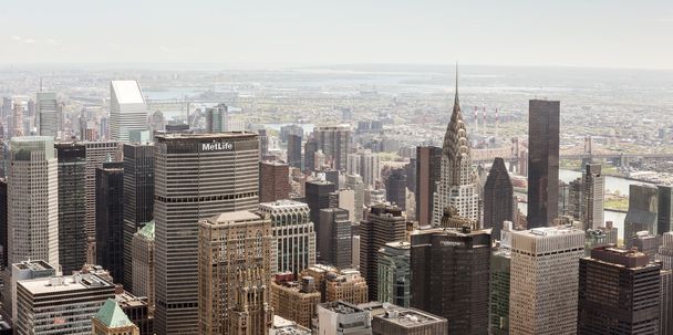 πόλη της Νέας Υόρκης πανόραμα του Μανχάταν - Φωτογραφία, εικόνα