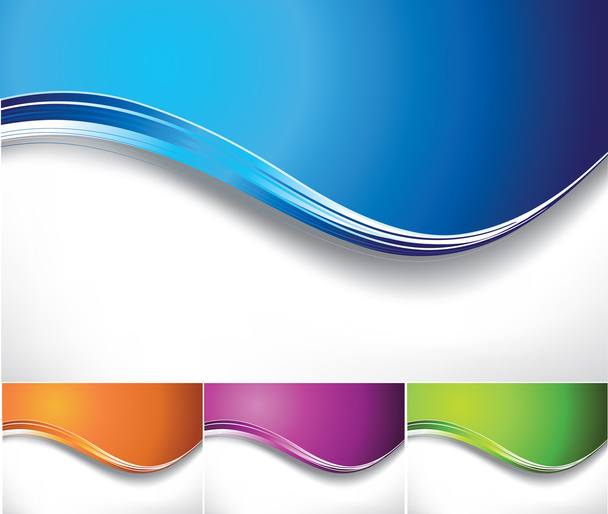 Waves backgrounds - Vector, Image