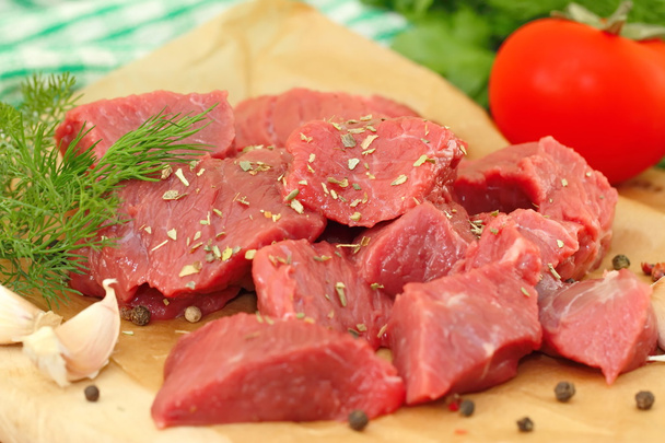 syrové maso s kořením a zeleninou - Fotografie, Obrázek