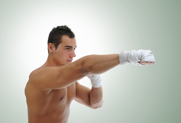 Portrait of athletic boxer - Fotografie, Obrázek