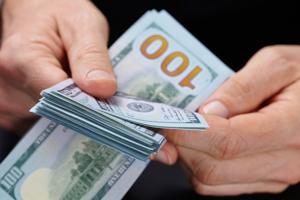 businessman hands with money - Photo, Image