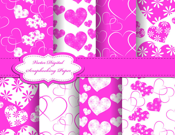 Комплект бумаги ко Дню Святого Валентина для альбома
 - Фото, изображение