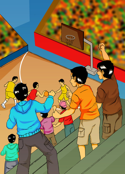 Watching Basket Ball - Photo, Image