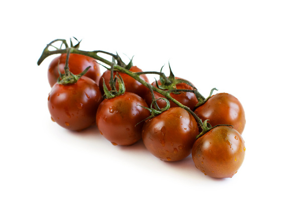 Verse black cherry tomaten - Foto, afbeelding