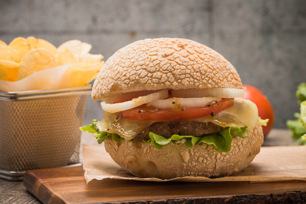 Homemade veggie burger - Photo, Image
