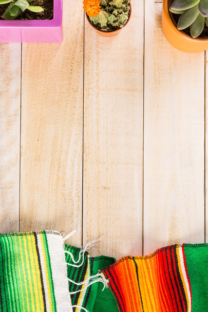 Fiesta πολύχρωμο επιτραπέζιες διακοσμήσεις - Φωτογραφία, εικόνα