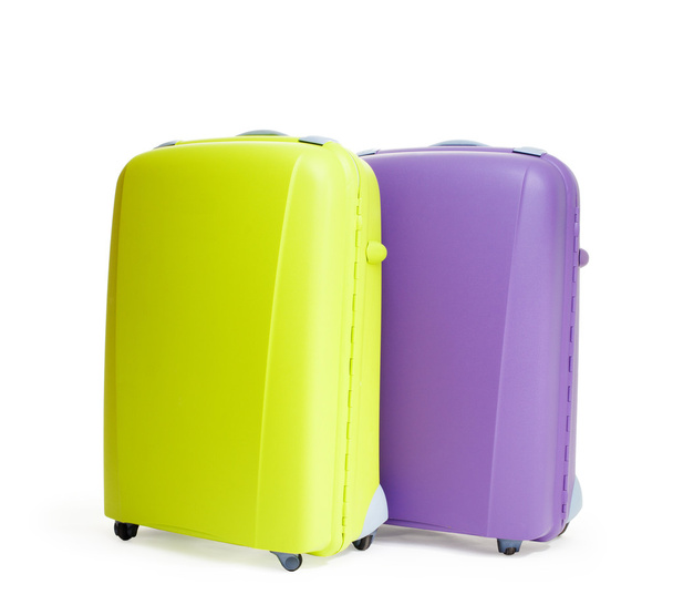 Two suitcases on white - Foto, afbeelding
