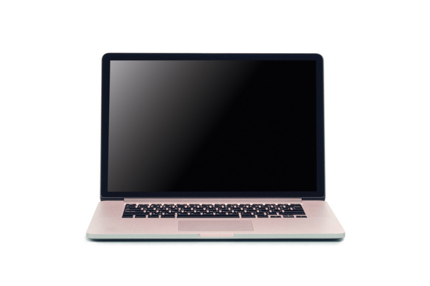 ноутбук с чистым экраном изолирован на белом - Фото, изображение