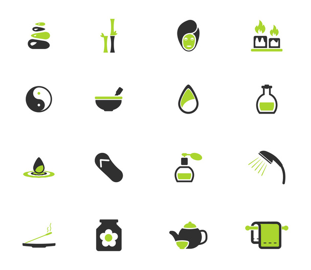 Spa simply icons - Vector, Image