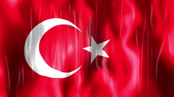 Türkiye'nin bayrak animasyon - Video, Çekim