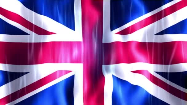 Wielka Brytania flaga animacja - Materiał filmowy, wideo