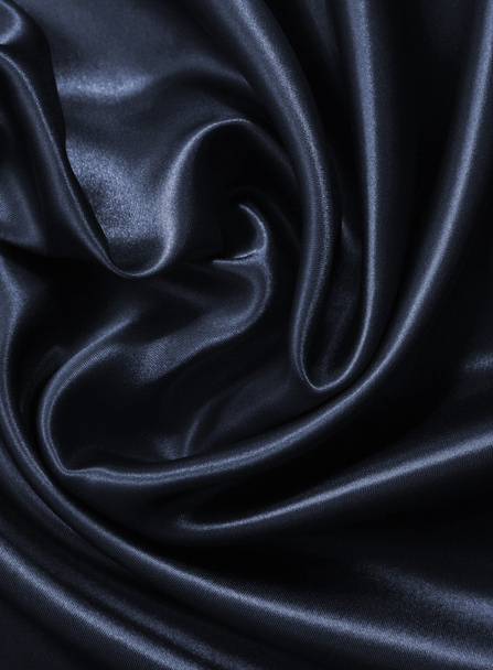 Smooth elegant dark grey silk or satin as background - Foto, imagen