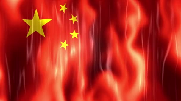 Animación de bandera de China
 - Metraje, vídeo
