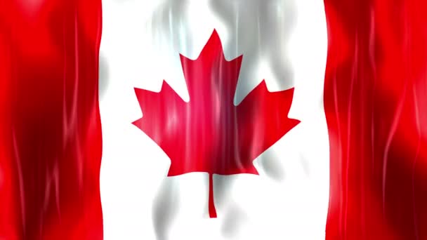 Animation σημαία του Καναδά - Πλάνα, βίντεο