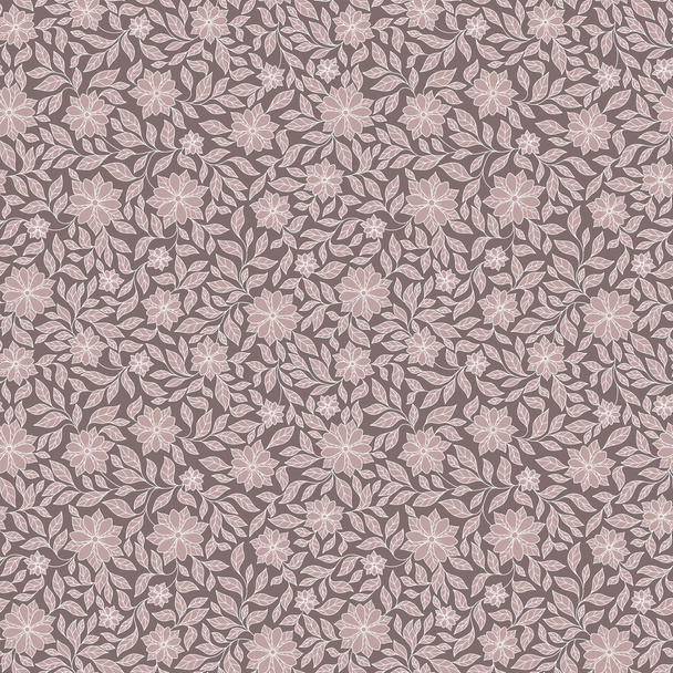 Patrón floral vector sin costuras con plantas de fantasía de colores y
  - Vector, Imagen