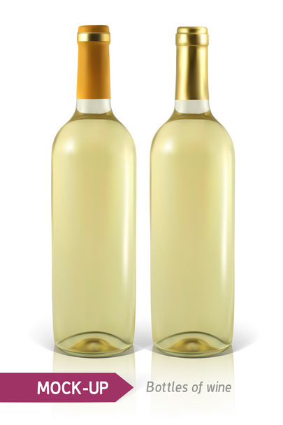 пляшка білого вина
 - Вектор, зображення