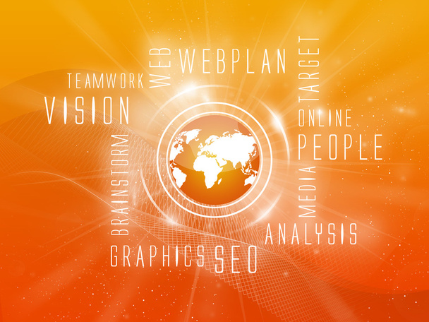 Background Webplan, Social, Orange, Orange Earth - Photo, Image