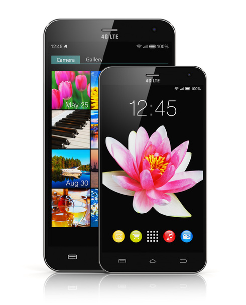 Modern touchscreen smartphones - Photo, Image