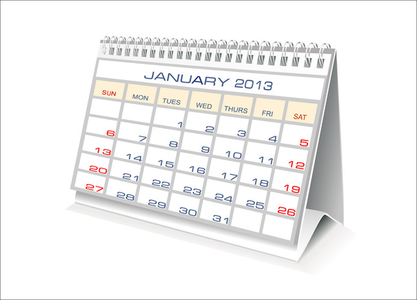 Calendario vettoriale 2013
 - Vettoriali, immagini