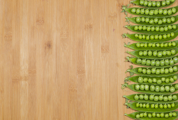 Peas in a column - Photo, Image