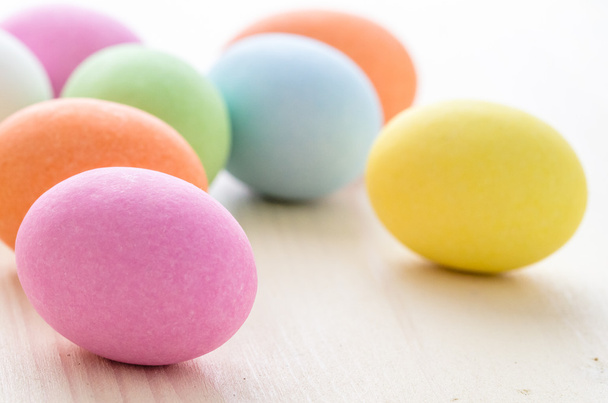 Pastel Coloured Easter Eggs - Photo, Image