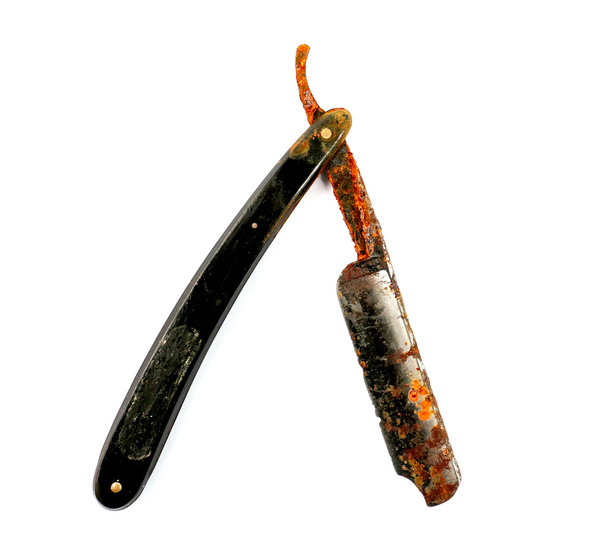 old rusty damaged razor - Photo, Image
