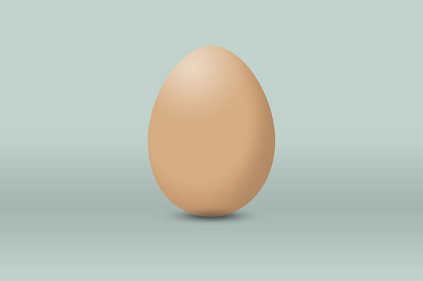 egg on green background - Photo, Image