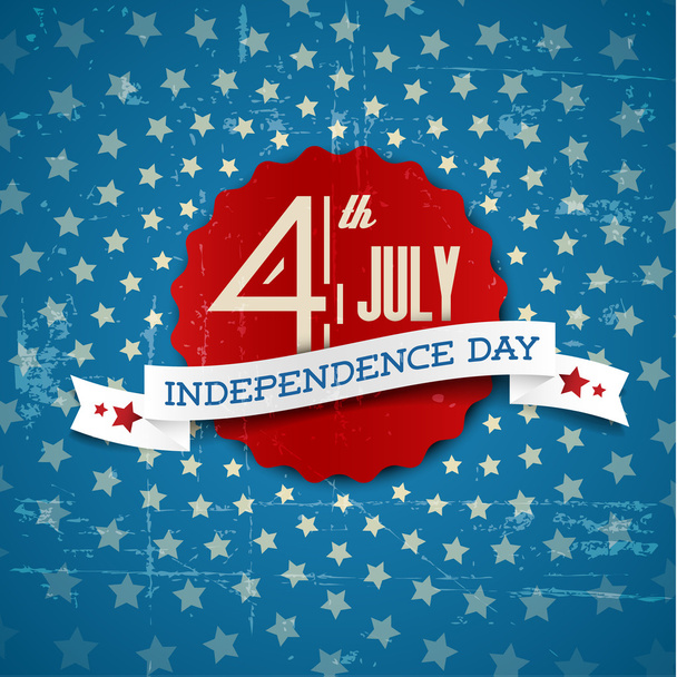 Vector independence day badge poster - Vector, imagen