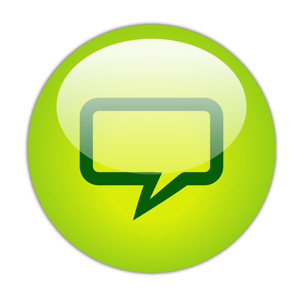 Rectangular Chat Icon - Photo, Image