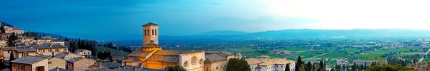 panoramik, assisi, İtalya - Foto, afbeelding