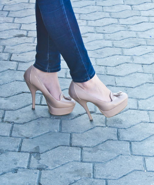 Feet shoes  heels - Foto, afbeelding